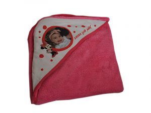 טלפוטו-הדפסה על מתנות-מגבת-עטיפון-לתינוק